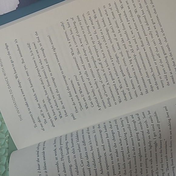 Barnes & Noble Collisions of Earth and Sky Book - Blue and Orange - Picture 4 of 5